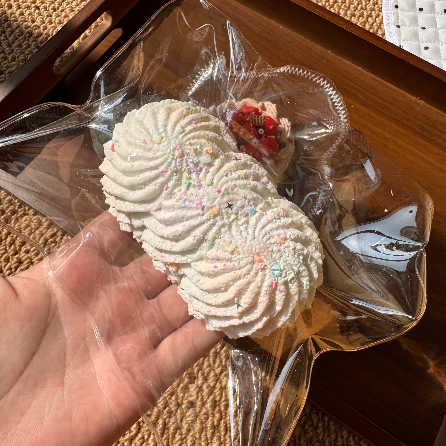 Cream Cloud Sandwich Cookie Squishy